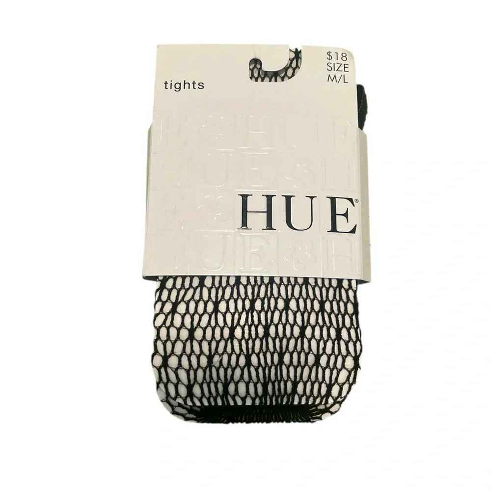 Hue M/L mesh dot net tights (fishnet) black goth‎